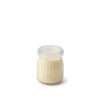 Hũ thuỷ tinh sữa chua dáng sọc 100ml - Nắp nhựa 50mm