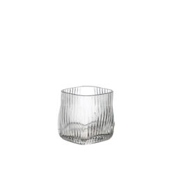 Ly thủy tinh vuông sọc CVS 280ml