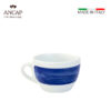 Tách sứ Cappuccino Ancap 180ml - Body Painted - Blue - 35120