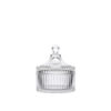 Âu mứt thủy tinh dáng sọc - 10.5cm x 12.2cm