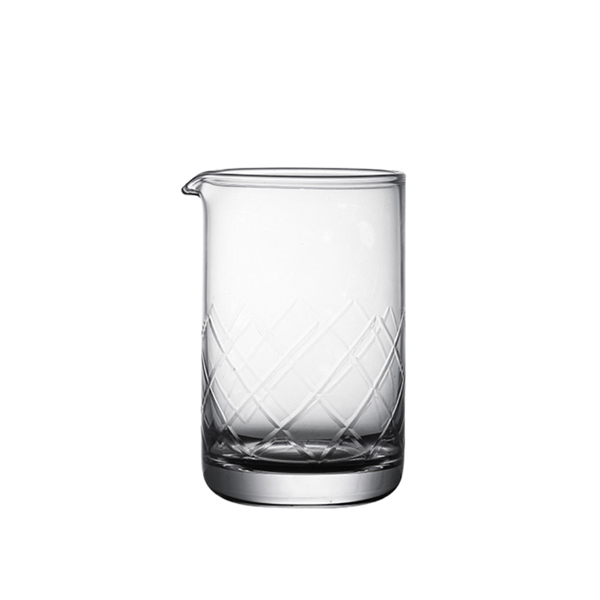 au pha che thuy tinh mixing glass day khia hoa van 600ml