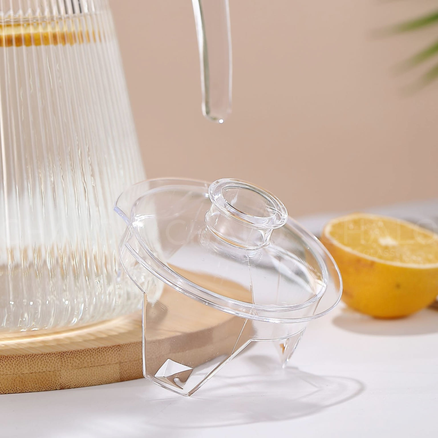 Bình nước thuỷ tinh Deli dáng sọc 1580ml - EH1009-2B - Chalo Glass ...