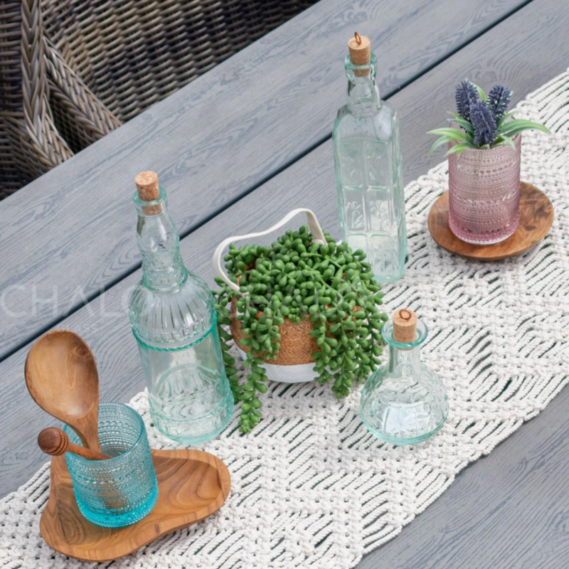Vaso 2000 Duemila H.Cm 23 Quadro Florero Portafiori in Vetro Bormioli