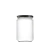 Hũ thủy tinh tròn trụ - 500ml - Nắp thiếc 82mm