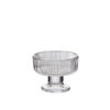 Ly thuỷ tinh đựng kem chân dày 220ml - Hoạ tiết sọc