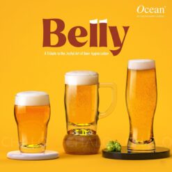 ly thuy tinh Ocean Glass Belly