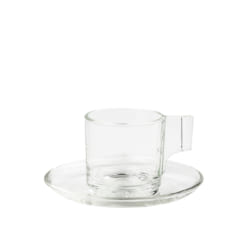 Tách đĩa thủy tinh Lucky LG49 + LG754 - 82ml